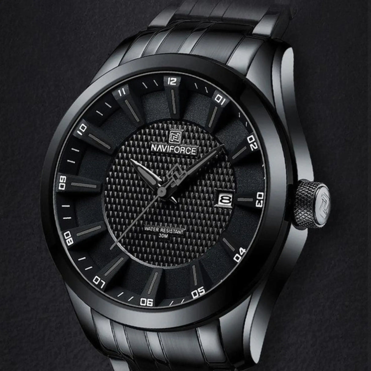 RELOJ ANALOGICO HOMBRE NF8032 NAVIFORCE NEGRO CLASICO 1030891 NAVIFORCE