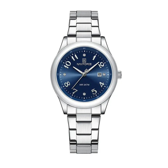 RELOJ ANALOGICO MUJER NF5059 NAVIFORCE PLATEADO CLASICO 1030876 NAVIFORCE