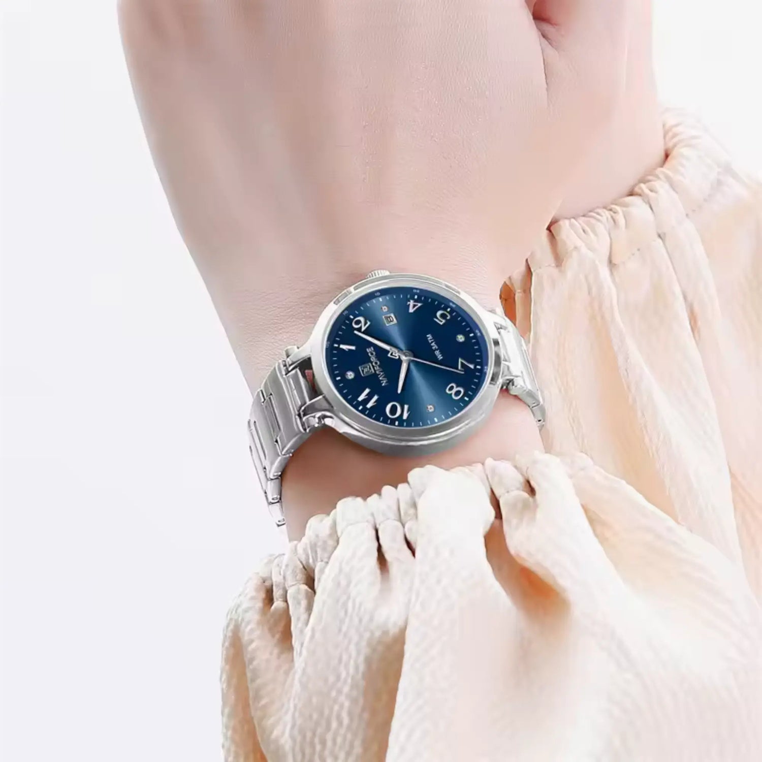 RELOJ ANALOGICO MUJER NF5059 NAVIFORCE PLATEADO CLASICO 1030876 NAVIFORCE