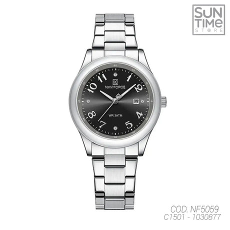RELOJ ANALOGICO MUJER NF5059 NAVIFORCE PLATEADO CLASICO 1030877 NAVIFORCE