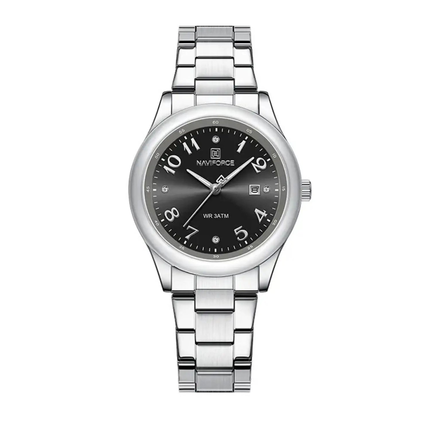 RELOJ ANALOGICO MUJER NF5059 NAVIFORCE PLATEADO CLASICO 1030877 NAVIFORCE