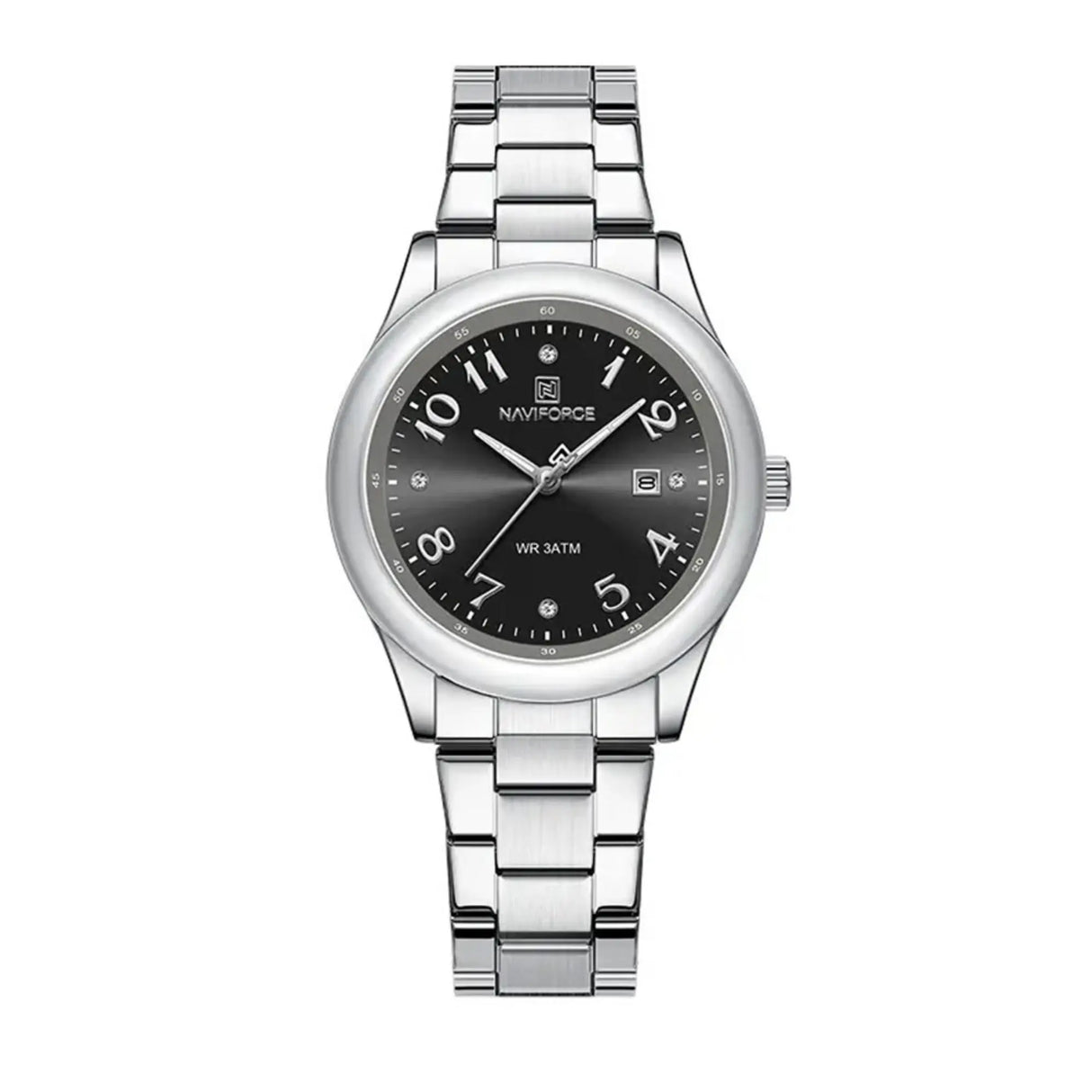 RELOJ ANALOGICO MUJER NF5059 NAVIFORCE PLATEADO CLASICO 1030877 NAVIFORCE