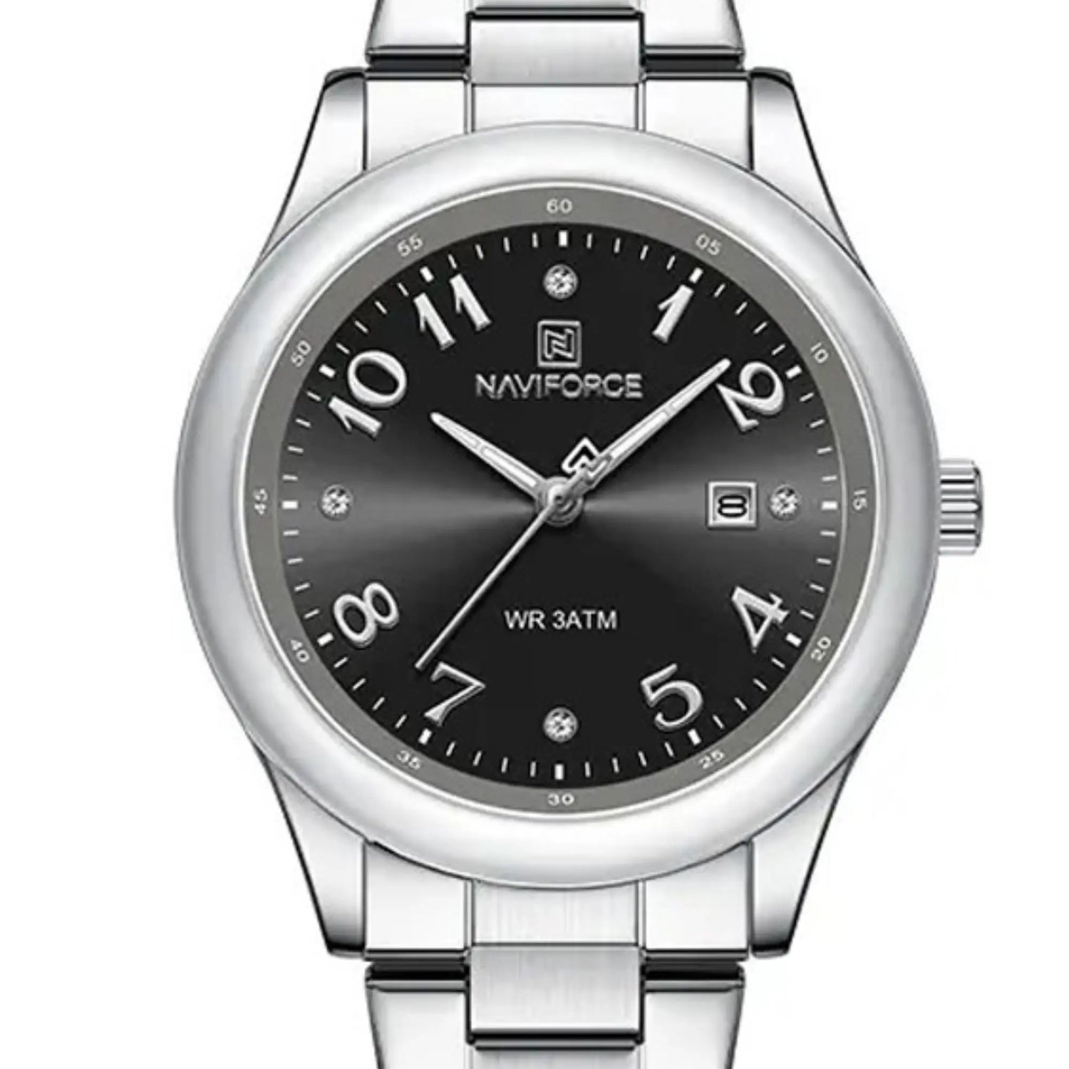 RELOJ ANALOGICO MUJER NF5059 NAVIFORCE PLATEADO CLASICO 1030877 NAVIFORCE