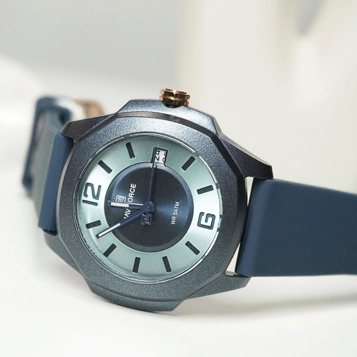 RELOJ ANALOGICO MUJER NF7107 NAVIFORCE AZUL CASUAL 1030881 NAVIFORCE