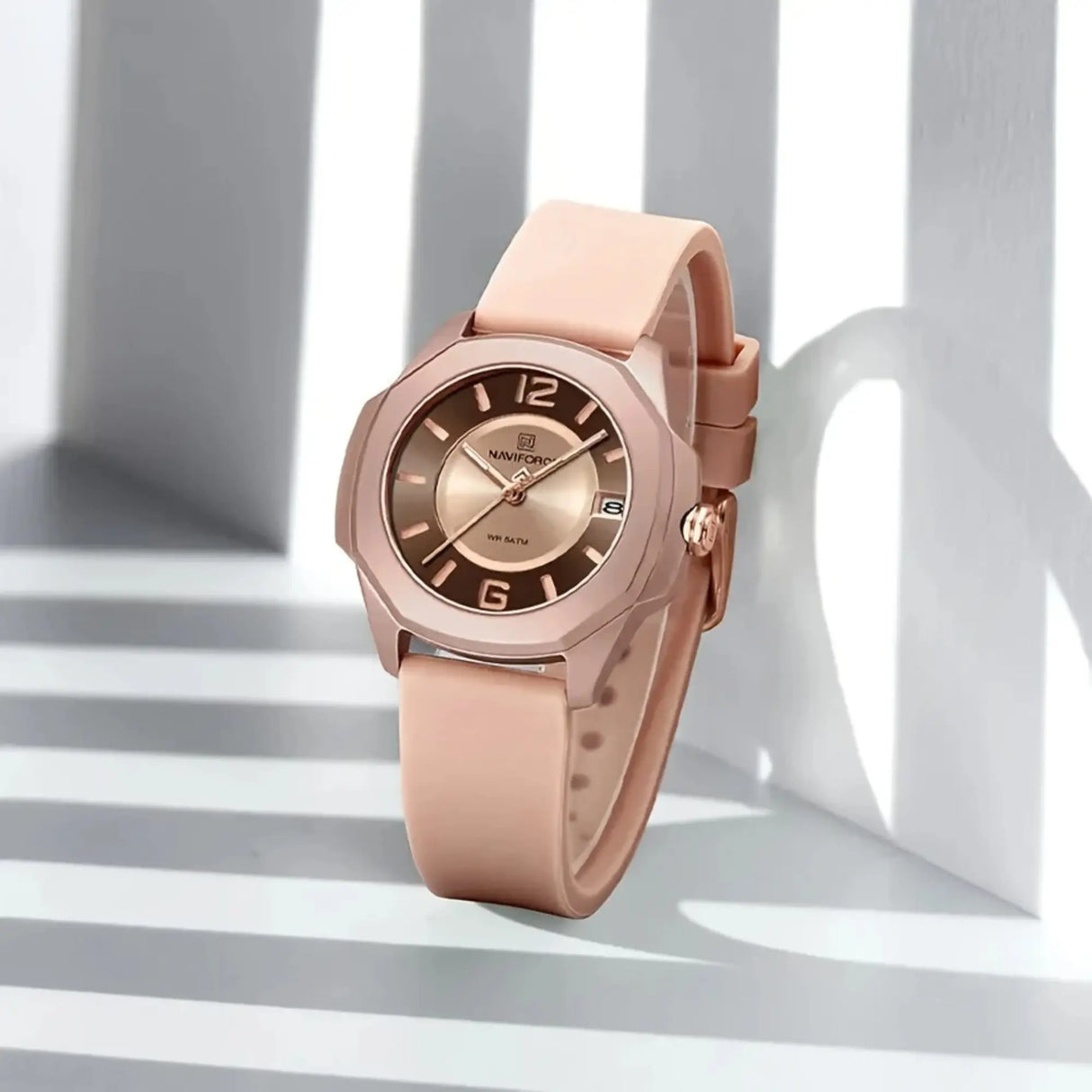 RELOJ ANALOGICO MUJER NF7107 NAVIFORCE ROSE GOLD CASUAL 1030880 NAVIFORCE