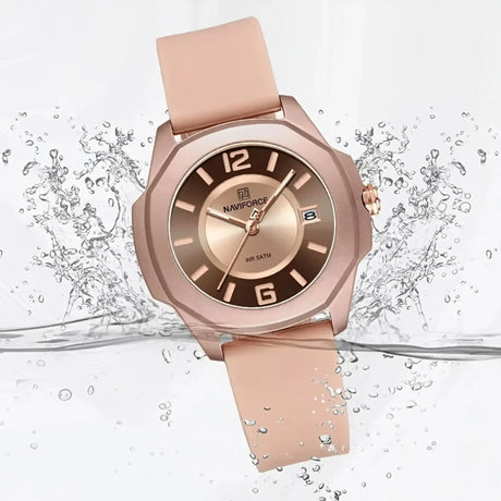 RELOJ ANALOGICO MUJER NF7107 NAVIFORCE ROSE GOLD CASUAL 1030880 NAVIFORCE
