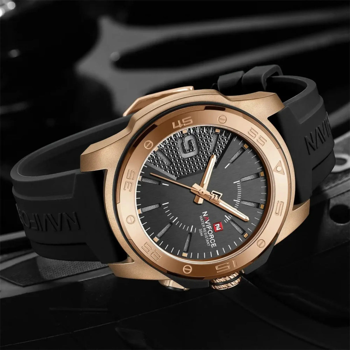 RELOJ ANALOGICO HOMBRE NF7112 NAVIFORCE NEGRO CASUAL 1030883 NAVIFORCE