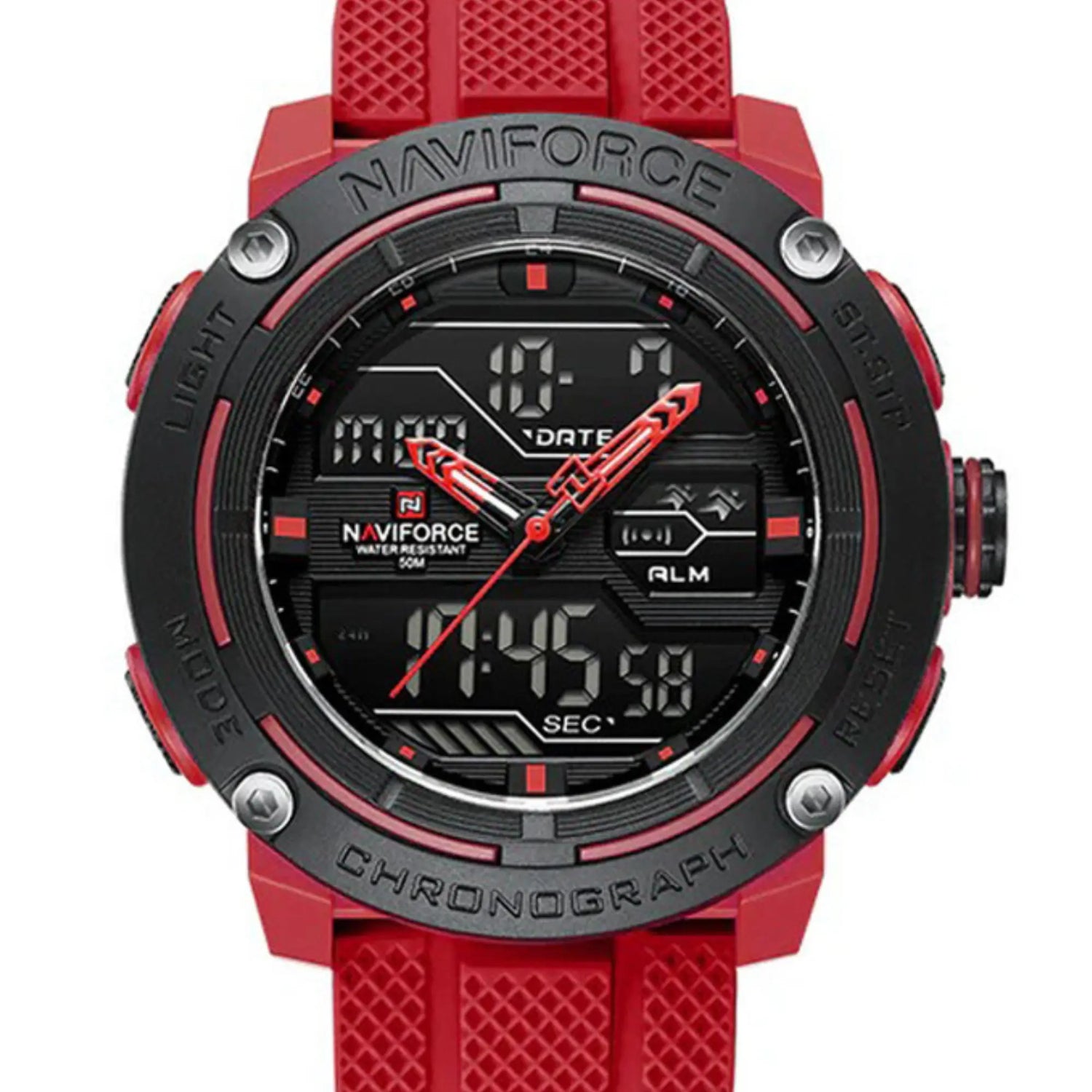 RELOJ ANALOGICO HOMBRE NF7114 NAVIFORCE ROJO CASUAL 1030886 NAVIFORCE