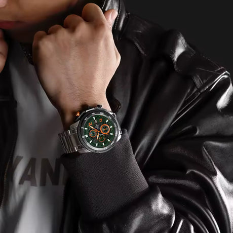 RELOJ ANALOGICO HOMBRE NF8047S NAVIFORCE PLATEADO CLASICO 1030896 NAVIFORCE