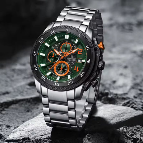 RELOJ ANALOGICO HOMBRE NF8047S NAVIFORCE PLATEADO CLASICO 1030896 NAVIFORCE