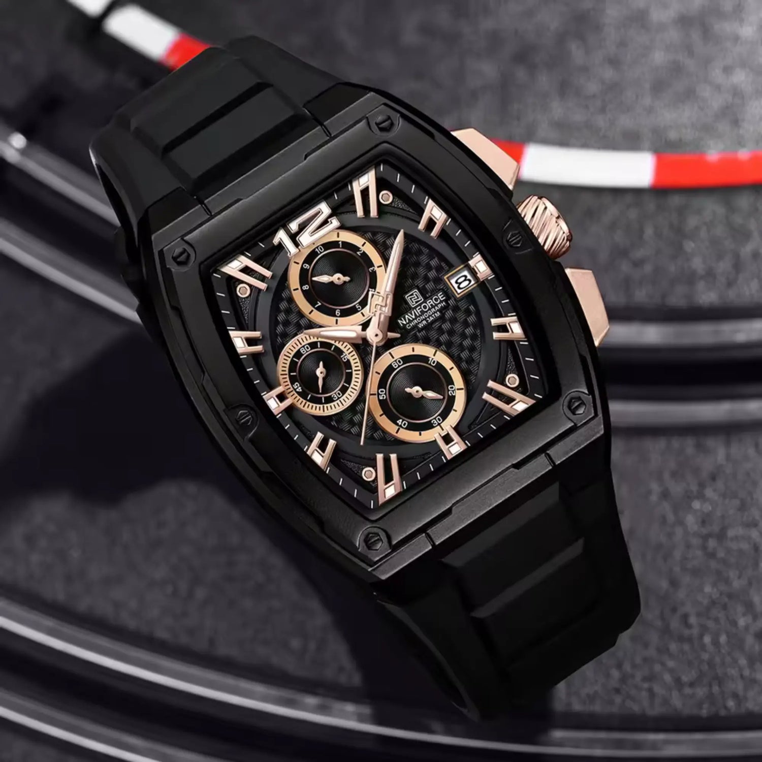 RELOJ ANALOGICO HOMBRE NF8050 NAVIFORCE NEGRO CASUAL 1030899 NAVIFORCE