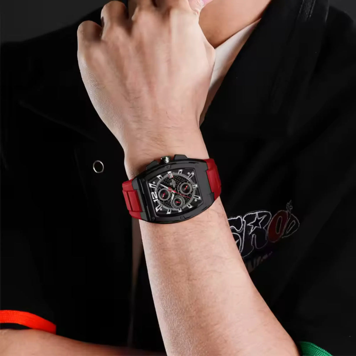 RELOJ ANALOGICO HOMBRE NF8050 NAVIFORCE ROJO CASUAL 1030900 NAVIFORCE