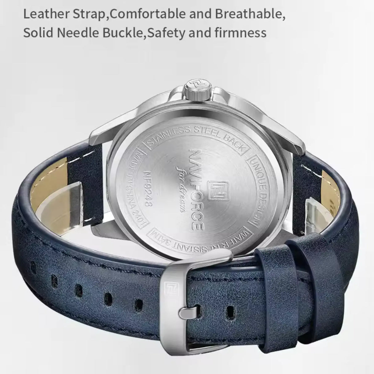 RELOJ ANALOGICO HOMBRE NF9248L NAVIFORCE AZUL CASUAL 1030937 NAVIFORCE