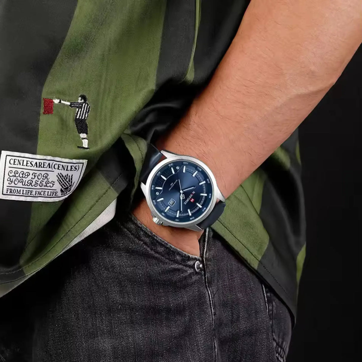 RELOJ ANALOGICO HOMBRE NF9248L NAVIFORCE AZUL CASUAL 1030937 NAVIFORCE