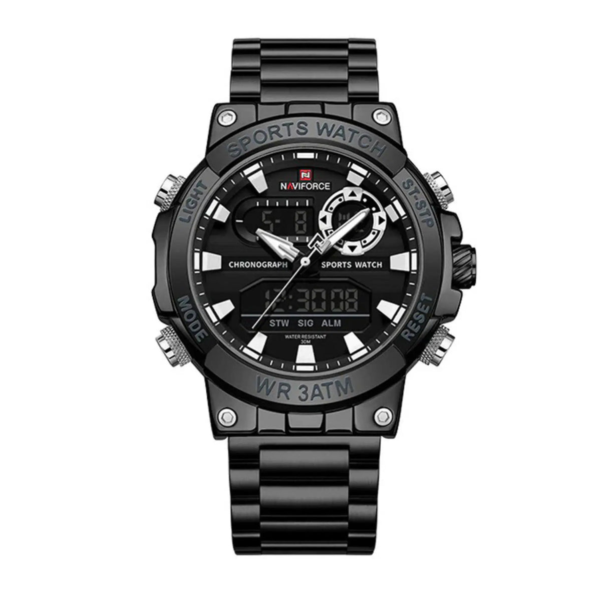 RELOJ ANALOGICO HOMBRE NF9237 NAVIFORCE NEGRO CASUAL 1030932 NAVIFORCE