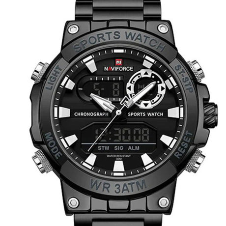 RELOJ ANALOGICO HOMBRE NF9237 NAVIFORCE NEGRO CASUAL 1030932 NAVIFORCE