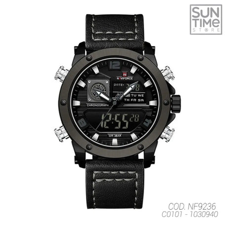 RELOJ ANALOGICO-DIGITAL HOMBRE NF9236 NAVIFORCE	NEGRO CASUAL 1030940 NAVIFORCE