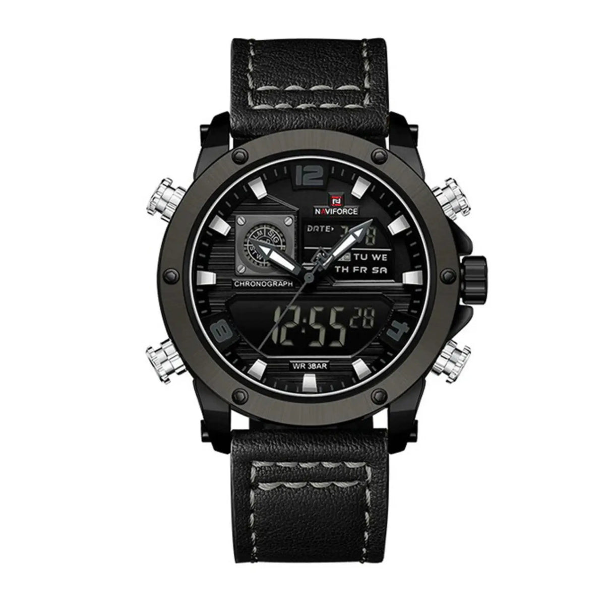 RELOJ ANALOGICO-DIGITAL HOMBRE NF9236 NAVIFORCE	NEGRO CASUAL 1030940 NAVIFORCE