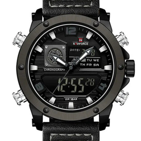 RELOJ ANALOGICO-DIGITAL HOMBRE NF9236 NAVIFORCE	NEGRO CASUAL 1030940 NAVIFORCE