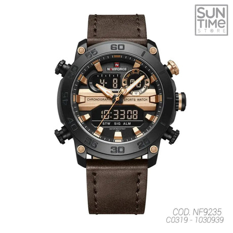 RELOJ ANALOGICO-DIGITAL HOMBRE NF9235 NAVIFORCE MARRON CASUAL 1030939 NAVIFORCE