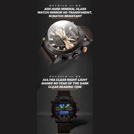 RELOJ ANALOGICO-DIGITAL HOMBRE NF9235 NAVIFORCE MARRON CASUAL 1030939 NAVIFORCE