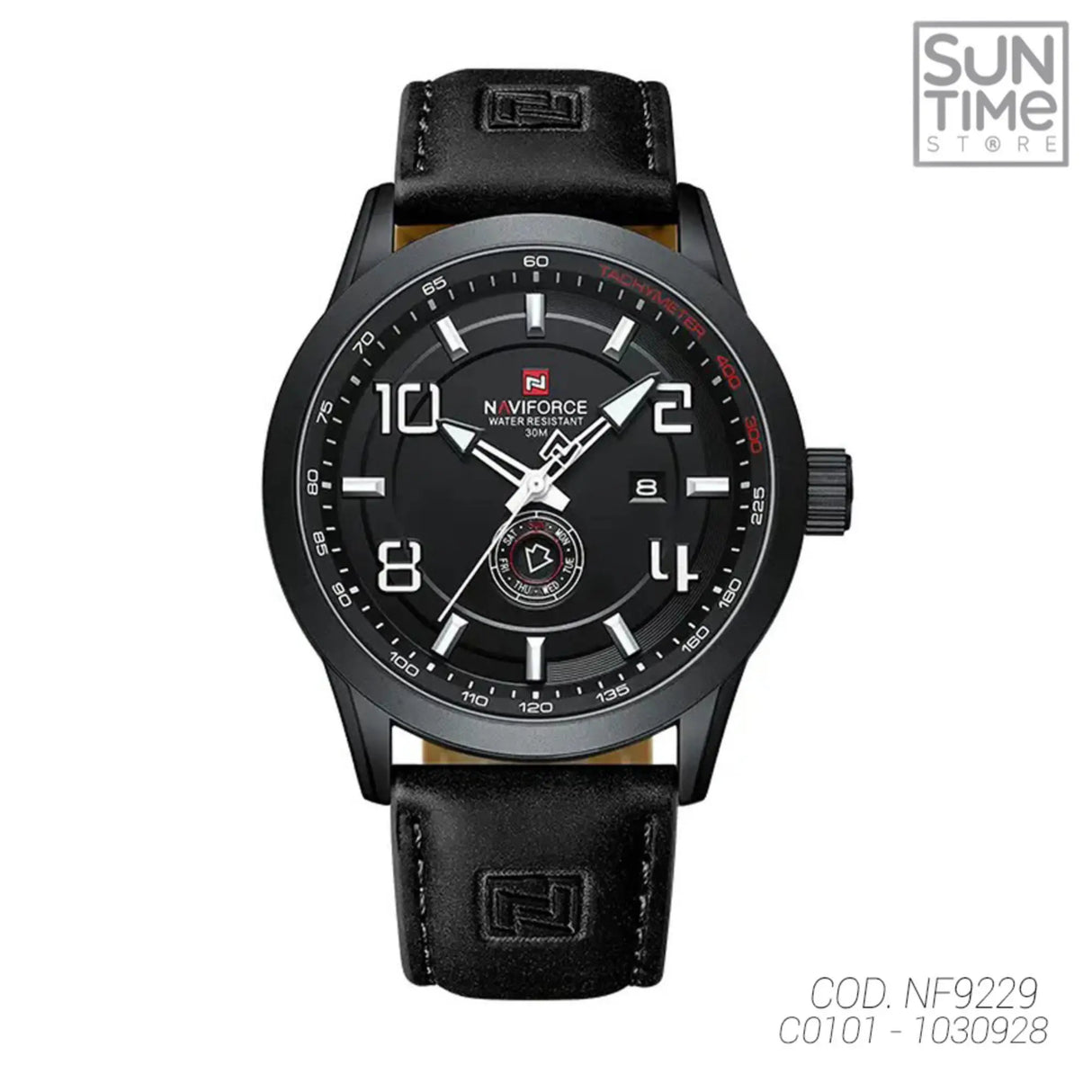 RELOJ ANALOGICO HOMBRE NF9229 NAVIFORCE NEGRO CASUAL 1030928 NAVIFORCE