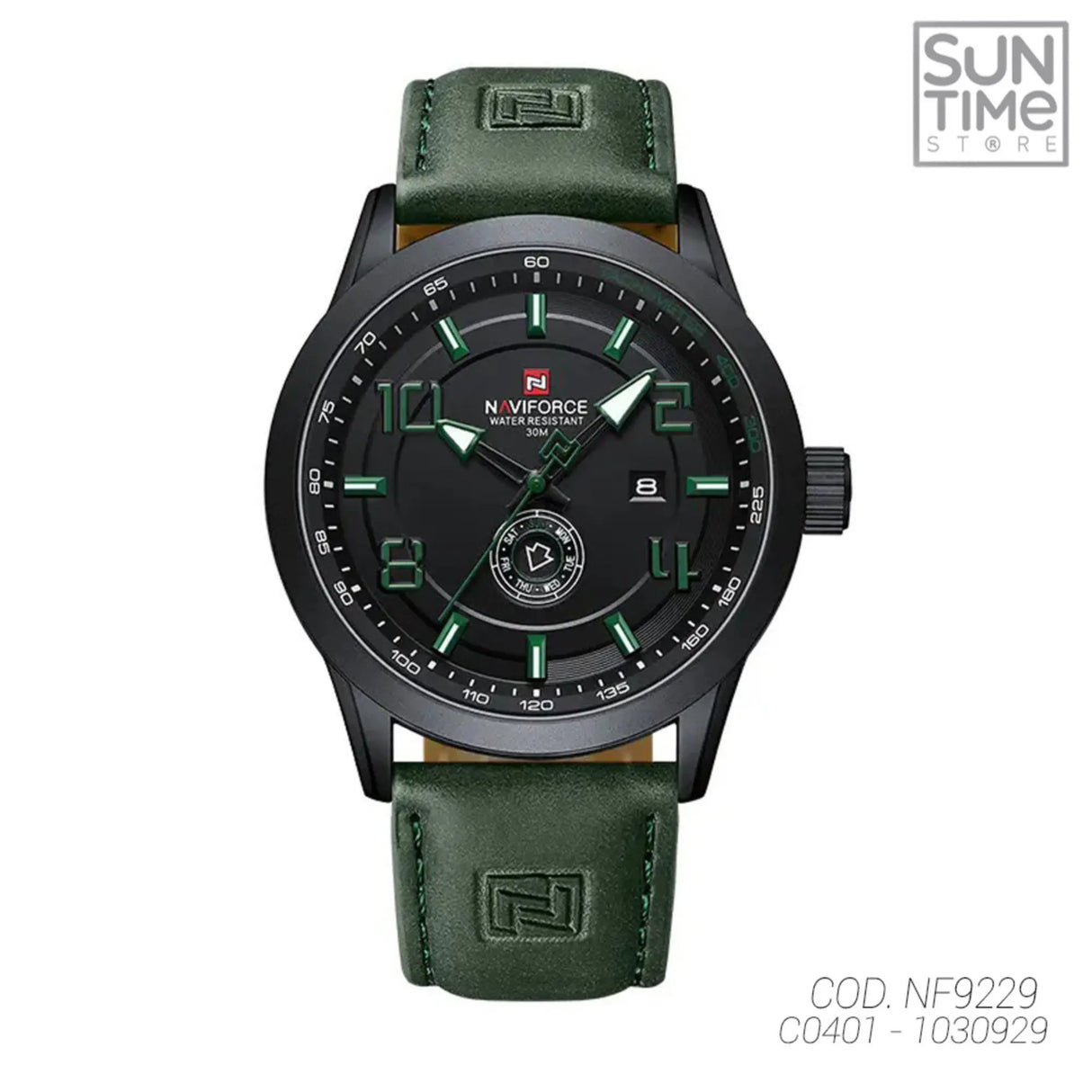 RELOJ ANALOGICO HOMBRE NF9229 NAVIFORCE VERDE CASUAL 1030929 NAVIFORCE