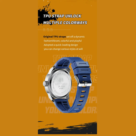 RELOJ ANALOGICO HOMBRE NF9202T NAVIFORCE AZUL CASUAL 1030925 NAVIFORCE