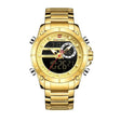 RELOJ ANALOGICO-DIGITAL HOMBRE NF9163 NAVIFORCE DORADO CLASICO 1030938 NAVIFORCE
