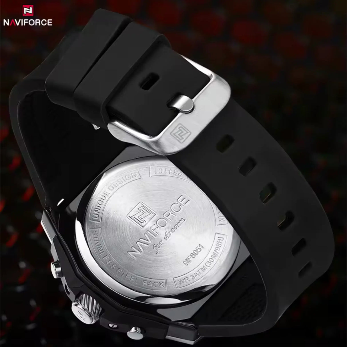 RELOJ ANALOGICO HOMBRE NF8051T NAVIFORCE CASUAL 1030901 NAVIFORCE