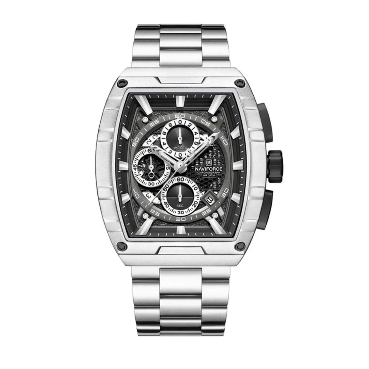 RELOJ ANALOGICO HOMBRE NF8066 NAVIFORCE PLATEADO CLASICO 1030920 NAVIFORCE