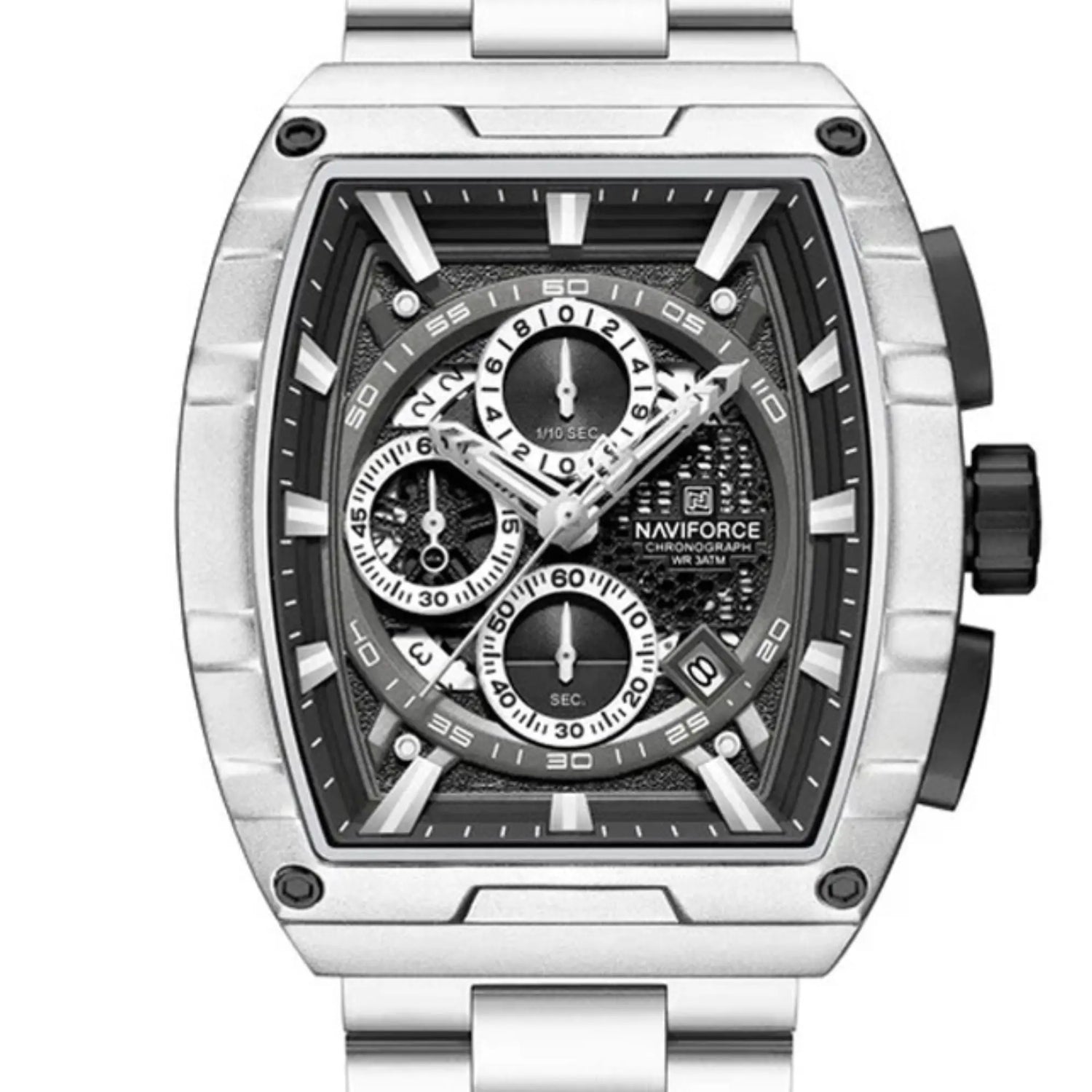 RELOJ ANALOGICO HOMBRE NF8066 NAVIFORCE PLATEADO CLASICO 1030920 NAVIFORCE