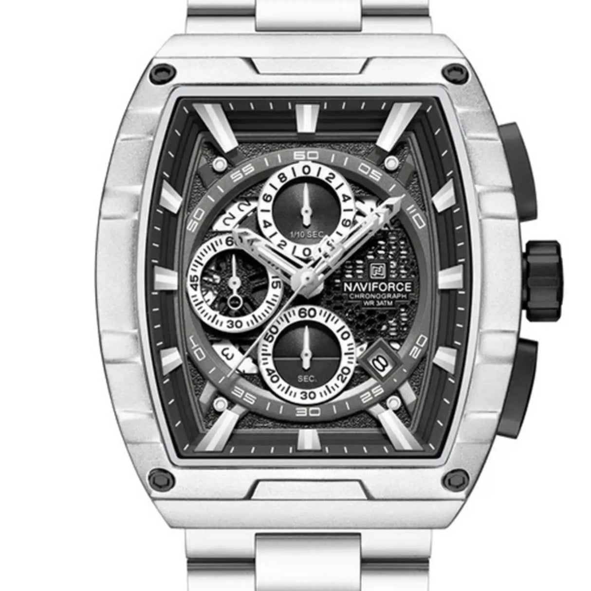 RELOJ ANALOGICO HOMBRE NF8066 NAVIFORCE PLATEADO CLASICO 1030920 NAVIFORCE