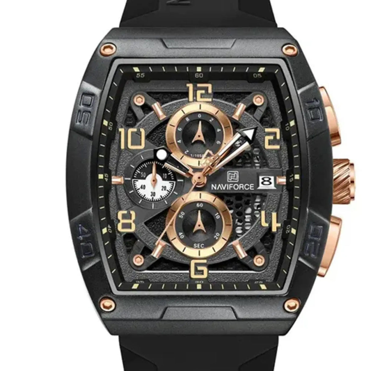 RELOJ ANALOGICO HOMBRE NF8052 NAVIFORCE NEGRO CASUAL 1030906 NAVIFORCE