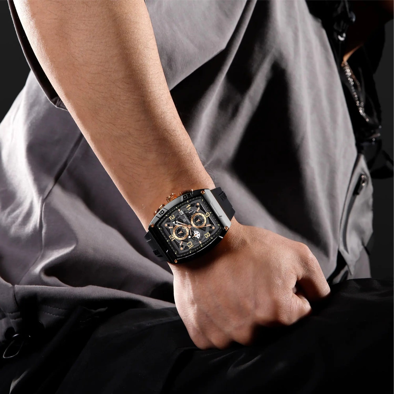 RELOJ ANALOGICO HOMBRE NF8052 NAVIFORCE NEGRO CASUAL 1030905 NAVIFORCE