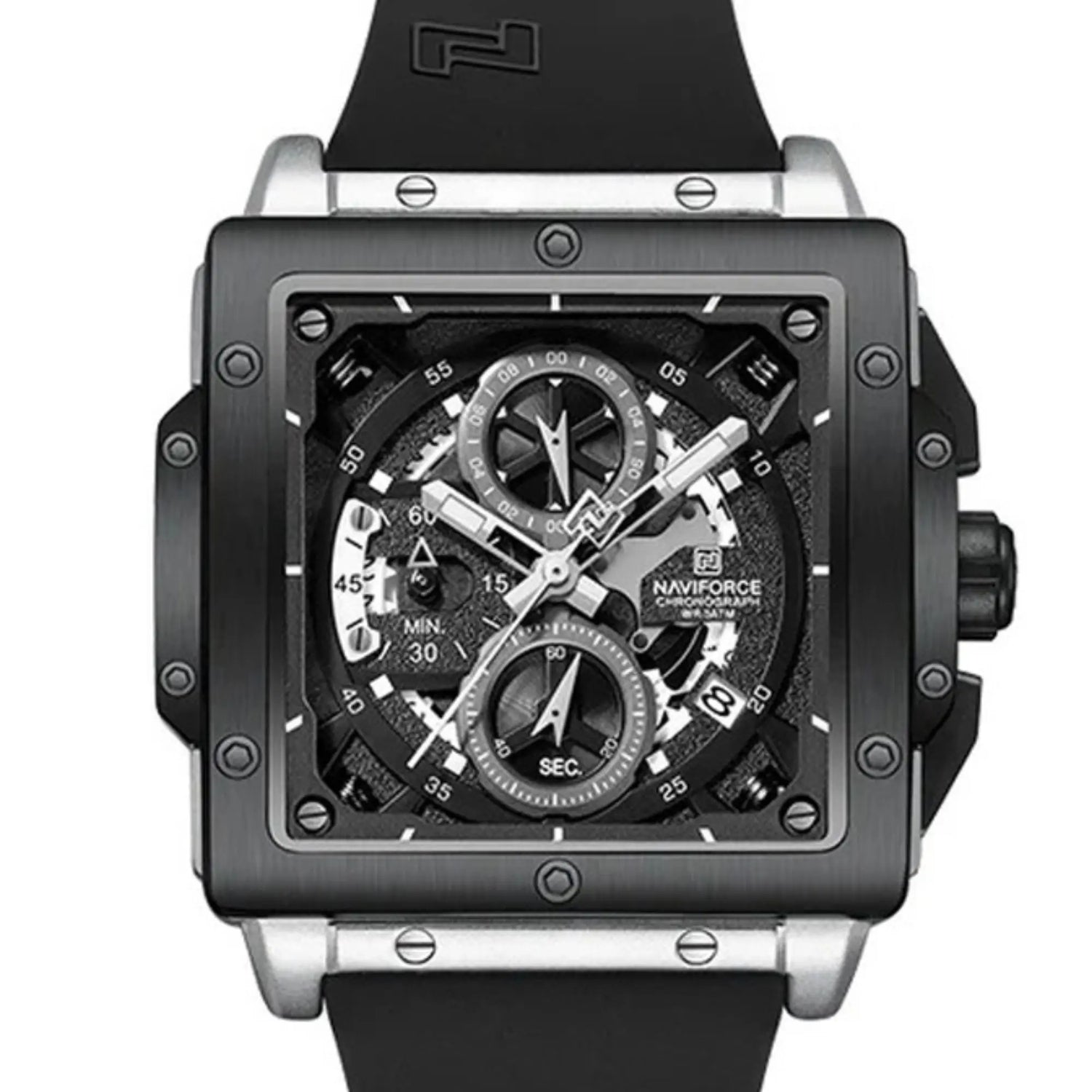 RELOJ ANALOGICO HOMBRE NF8064 NAVIFORCE NEGRO CASUAL 1030914 NAVIFORCE