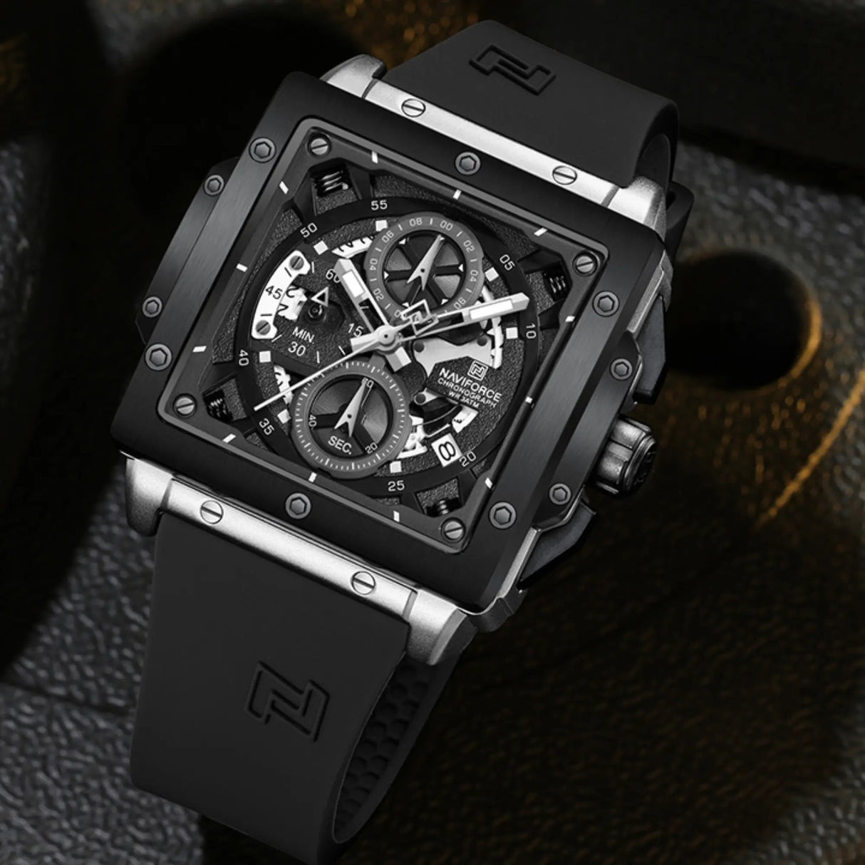 RELOJ ANALOGICO HOMBRE NF8064 NAVIFORCE NEGRO CASUAL 1030914 NAVIFORCE