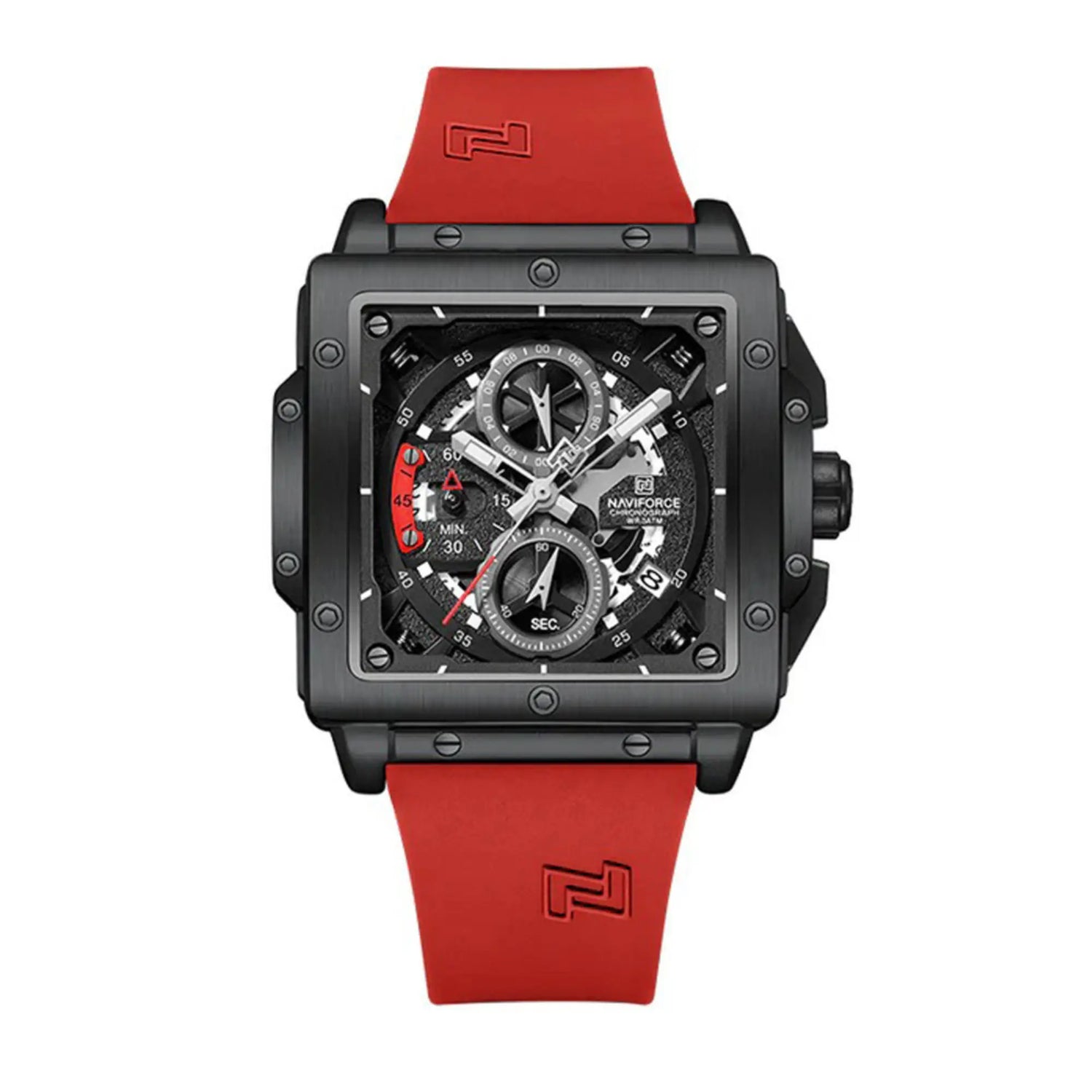 RELOJ ANALOGICO HOMBRE NF8064 NAVIFORCE ROJO CASUAL 1030913 NAVIFORCE