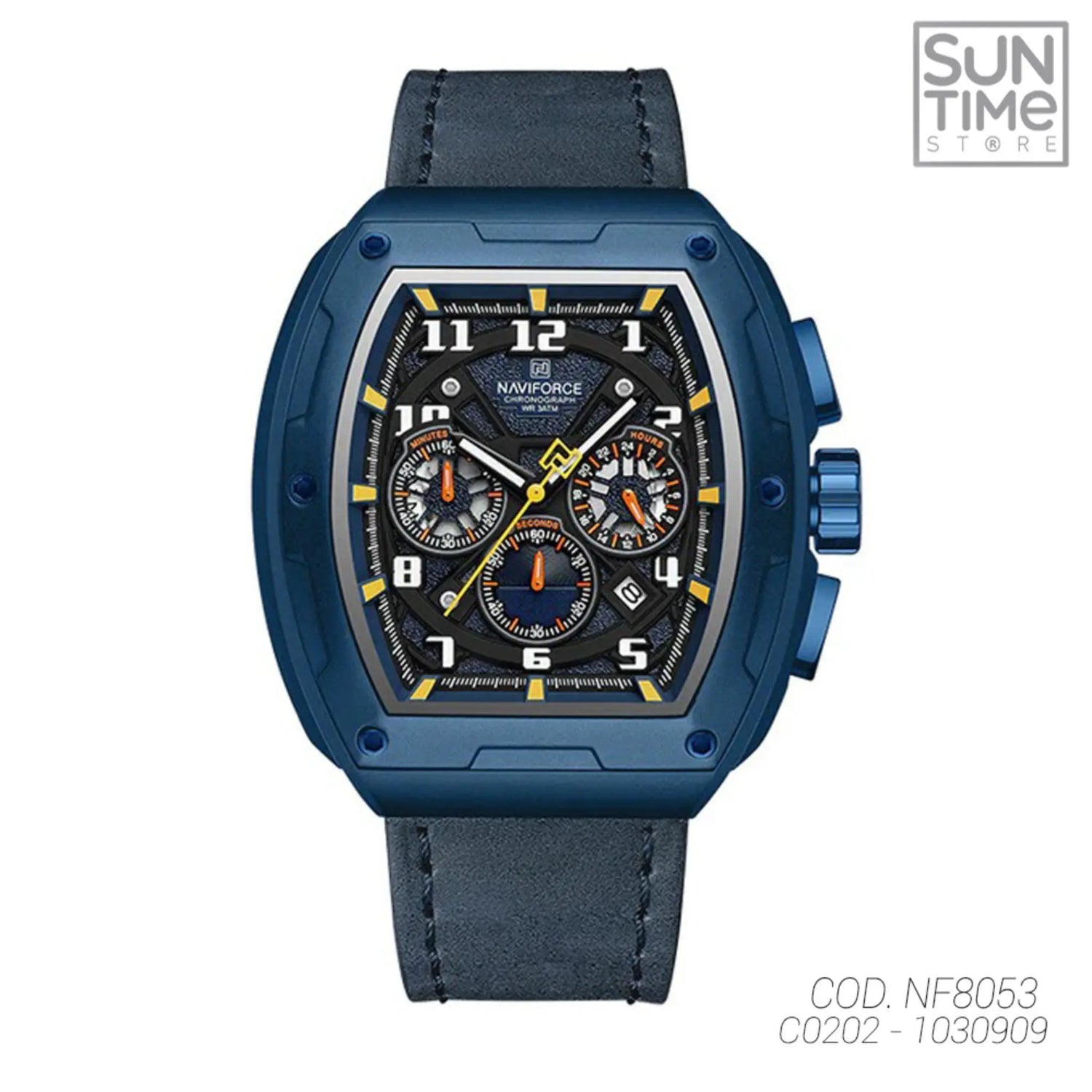 RELOJ ANALOGICO HOMBRE NF8053 NAVIFORCE AZUL CLASICO 1030909 NAVIFORCE