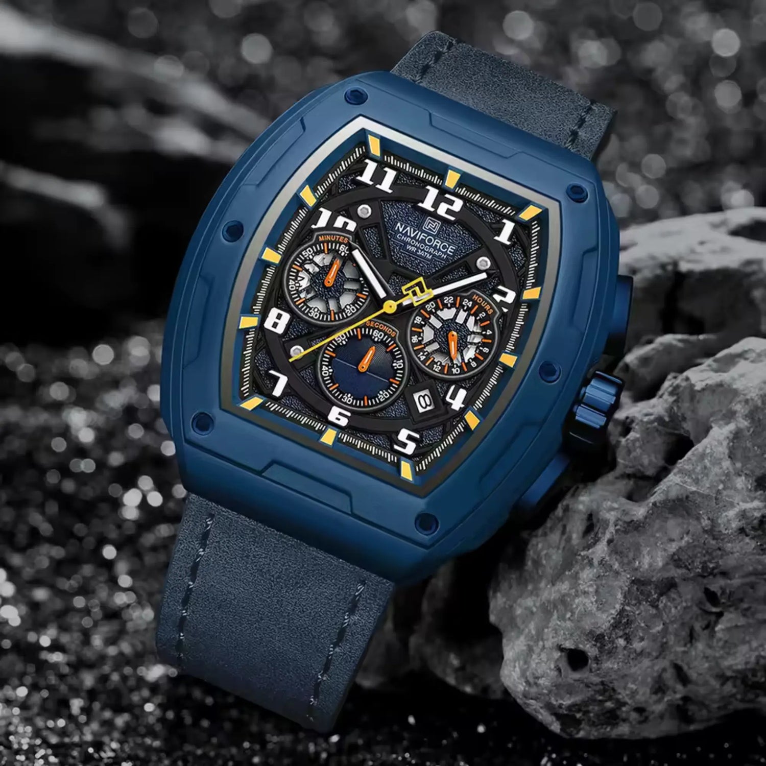RELOJ ANALOGICO HOMBRE NF8053 NAVIFORCE AZUL CLASICO 1030909 NAVIFORCE