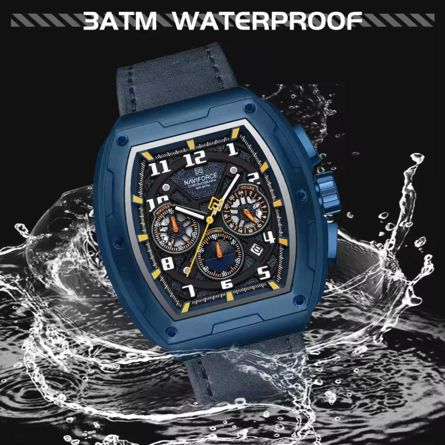 RELOJ ANALOGICO HOMBRE NF8053 NAVIFORCE AZUL CLASICO 1030909 NAVIFORCE