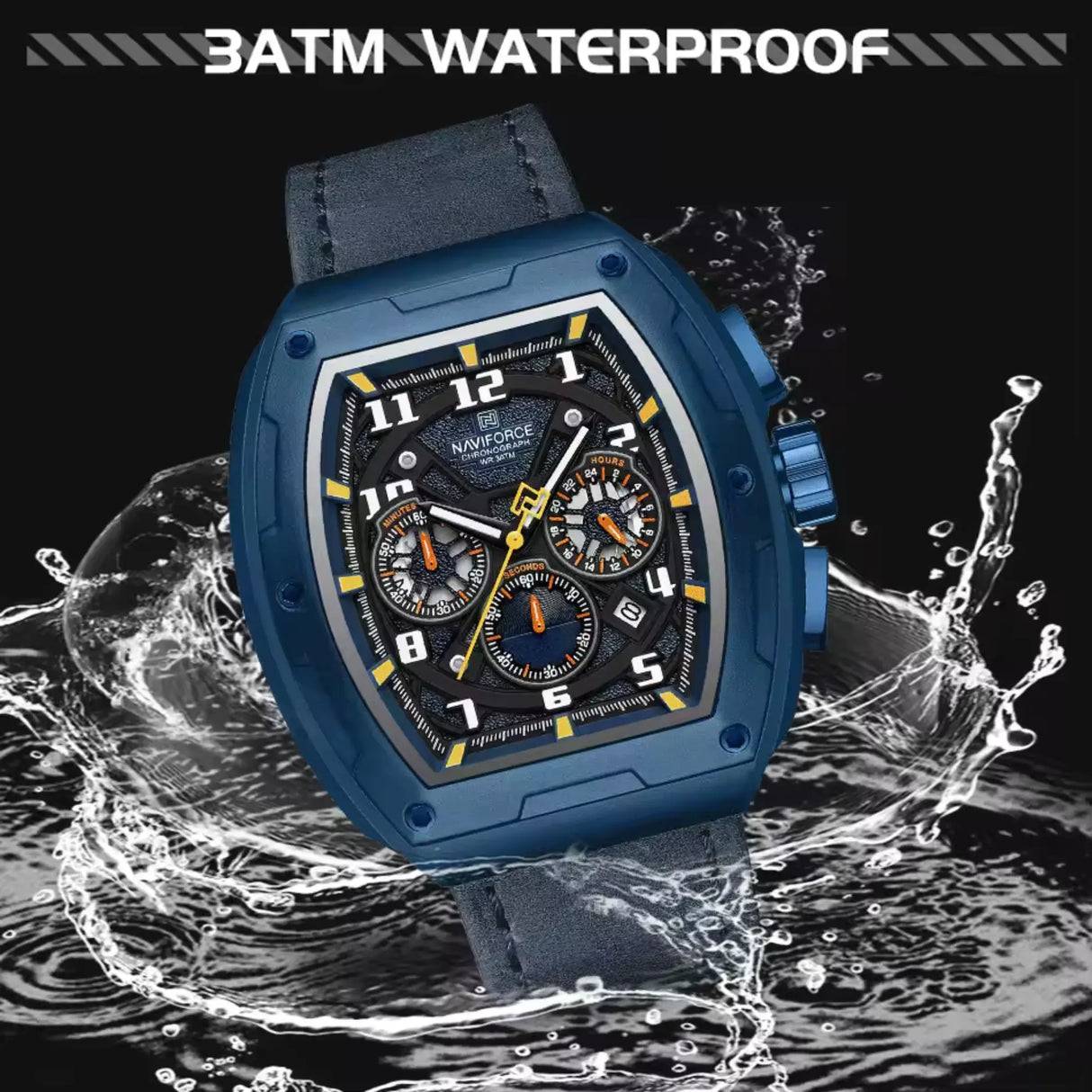 RELOJ ANALOGICO HOMBRE NF8053 NAVIFORCE AZUL CLASICO 1030909 NAVIFORCE