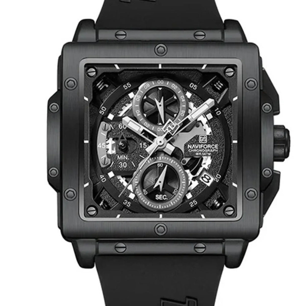RELOJ ANALOGICO HOMBRE NF8064 NAVIFORCE NEGRO CASUAL 1030915 NAVIFORCE