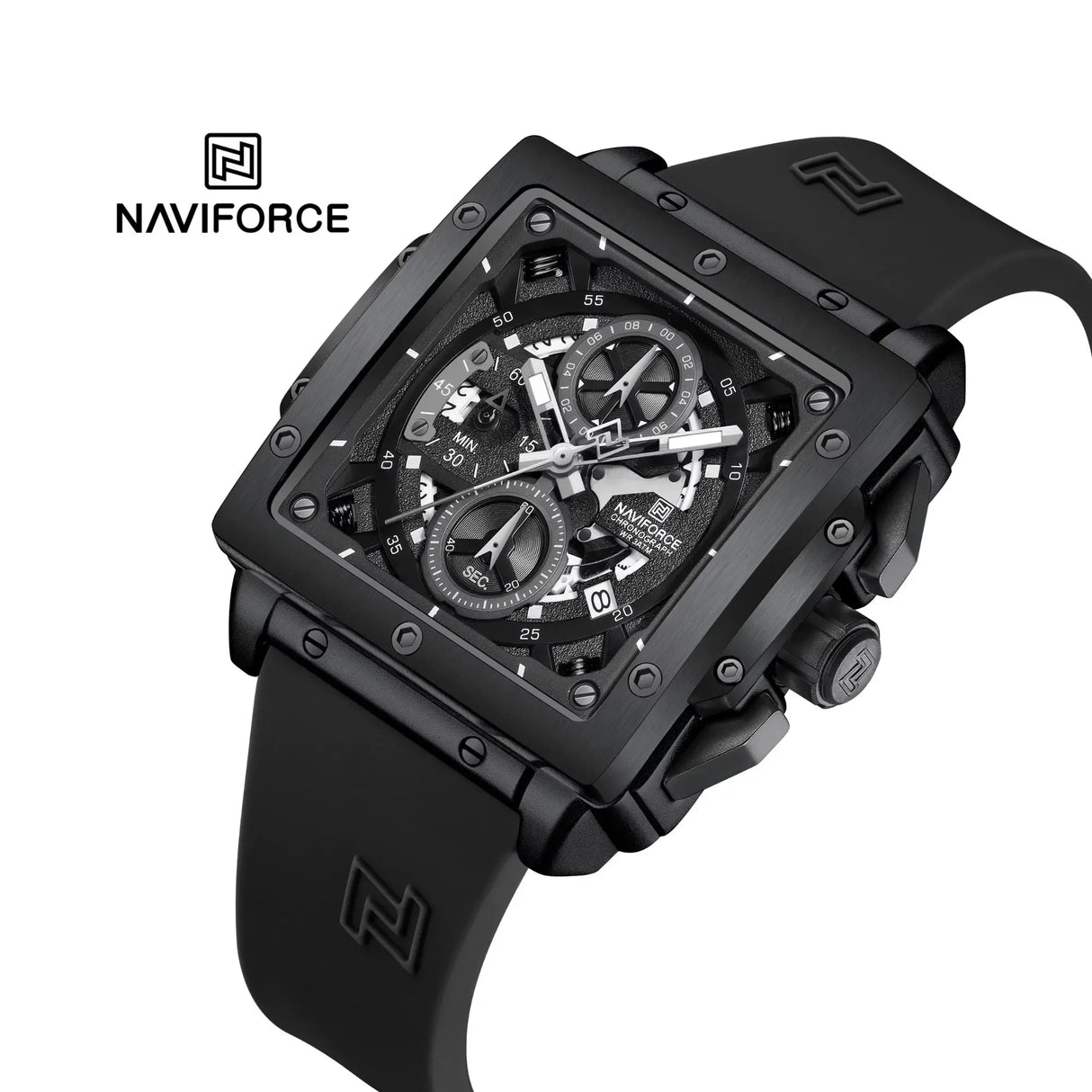 RELOJ ANALOGICO HOMBRE NF8064 NAVIFORCE NEGRO CASUAL 1030915 NAVIFORCE