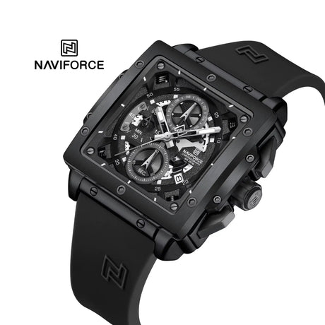 RELOJ ANALOGICO HOMBRE NF8064 NAVIFORCE NEGRO CASUAL 1030915 NAVIFORCE