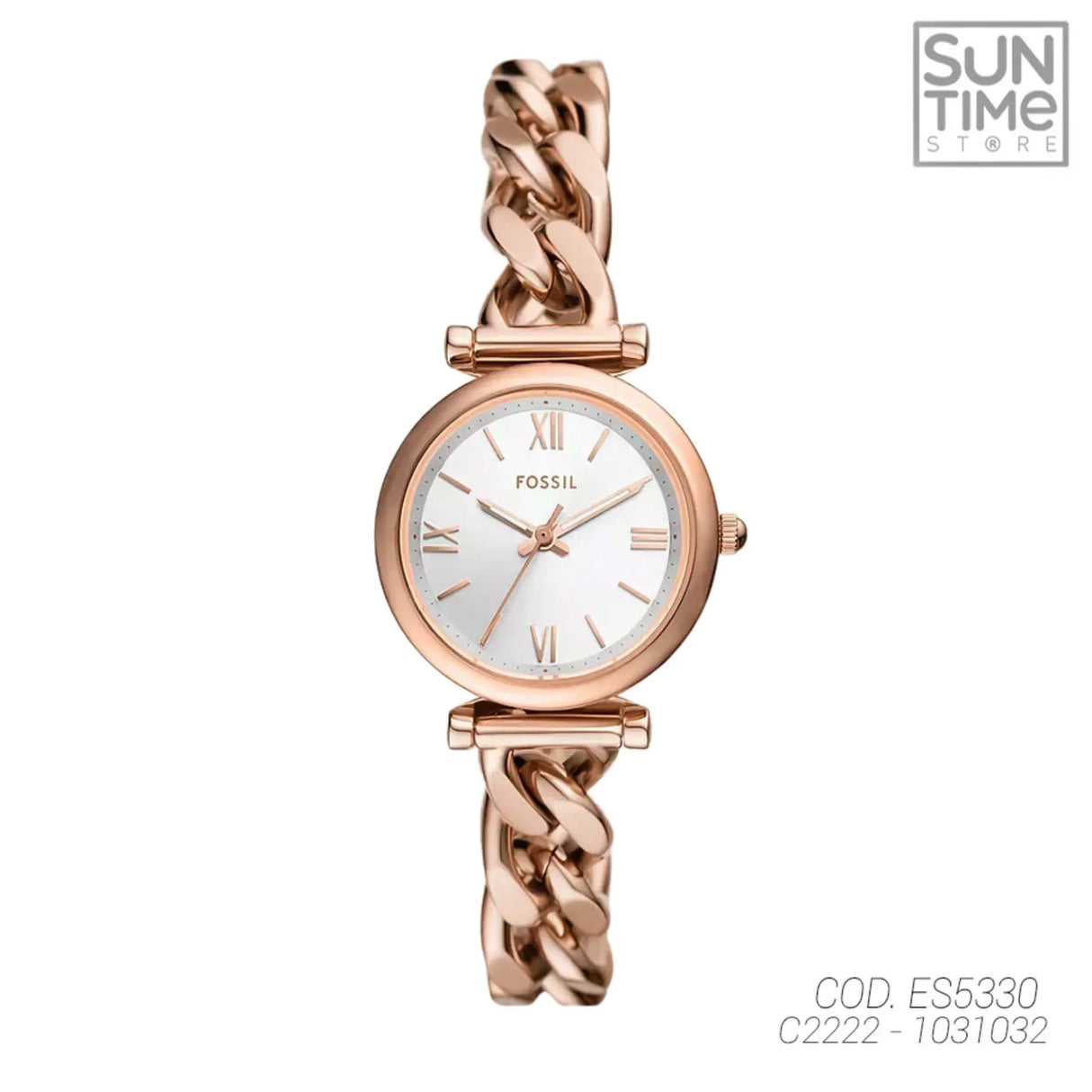 RELOJ ANALOGICO MUJER ES5330 FOSSIL ROSE GOLD CASUAL 1031032 - SUNTIMESTORE.COM