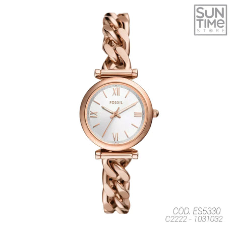 RELOJ ANALOGICO MUJER ES5330 FOSSIL ROSE GOLD CASUAL 1031032 - SUNTIMESTORE.COM