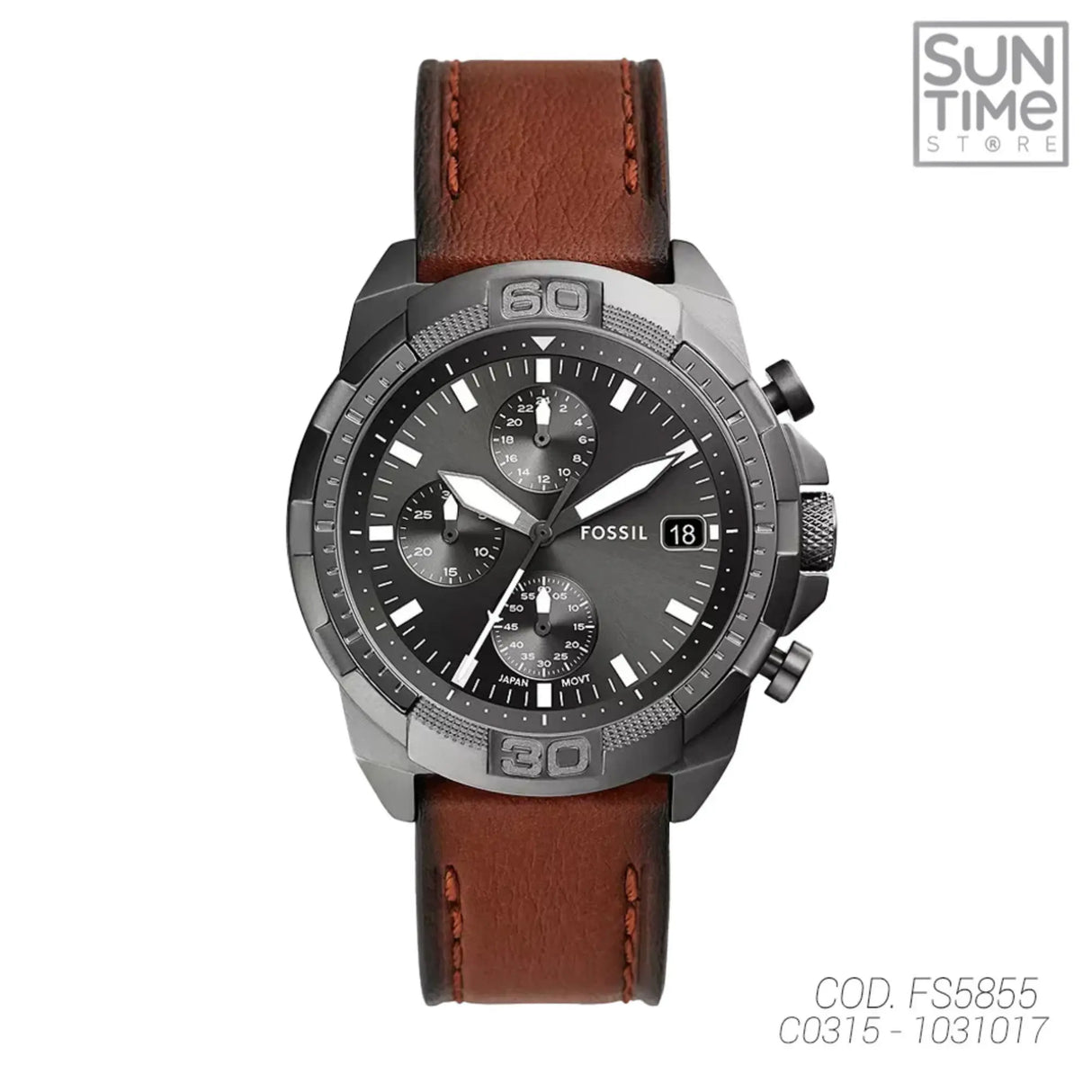 RELOJ ANALOGICO HOMBRE FS5855 FOSSIL	MARRON CASUAL 1031017 - SUNTIMESTORE.COM