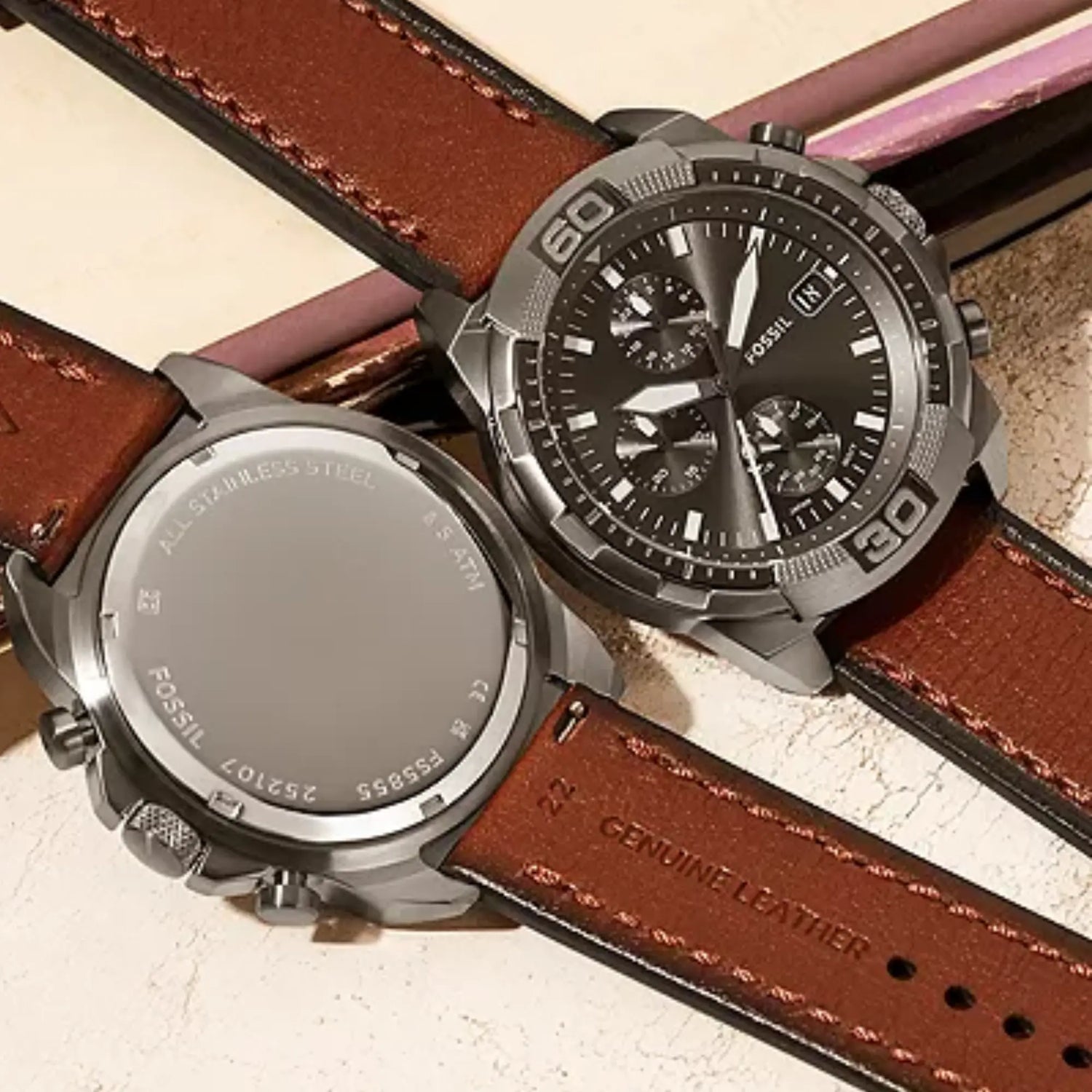 RELOJ ANALOGICO HOMBRE FS5855 FOSSIL	MARRON CASUAL 1031017 - SUNTIMESTORE.COM