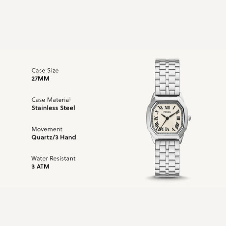 RELOJ ANALOGICO MUJER ES5363 FOSSIL PLATEADO CASUAL 1031013 FOSSIL